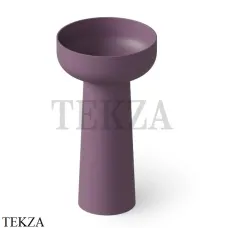 Dea Design Pedestal Basin Раковина напольная круглая Solid Surface DD2027 480 8, Lavender №8
