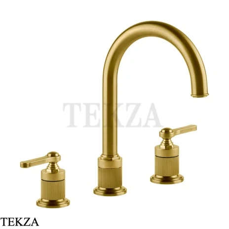 Gessi VENTI20 Смеситель для раковины зонтичный, без донного клапана 65016-716, Gold Br. PVD