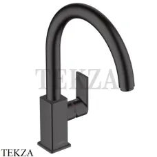 Hansgrohe Vernis Shape Смеситель для кухни поворотный 71871670, черный матовый