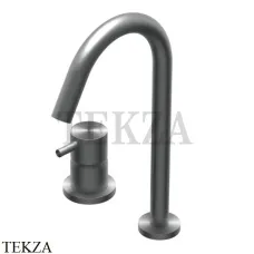 Ritmonio Diametro35 Inox Смеситель для раковины без донного клапана E0BA0125H1 IBX, Black Stainless Steel