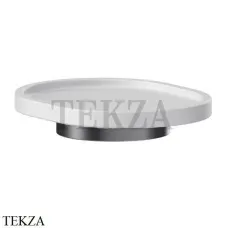 Newform X-Steel 316 Мыльница настольная, композит 73250X.59.064, PVD Brushed gun metal Newform X-Steel 316 Мыльница настольная, композит 73250X.59.064, PVD Brushed gun metal