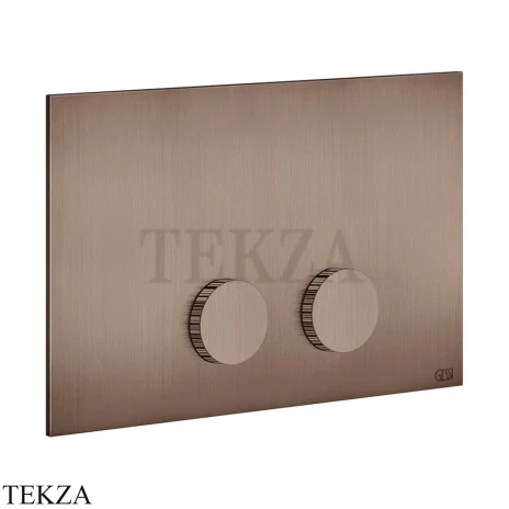 Gessi INGRANAGGIO Клавиша смыва для инсталляции Geberit Sigma 8 и Sigma 12, 54635-708, медь Brushed
