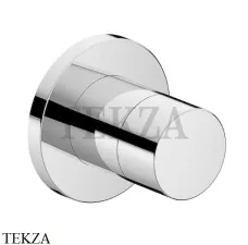 Keuco IXMO Pure Вентиль запорный, переключатель на 2 потока, круг, внешняя часть 59557170001, алюминий finish