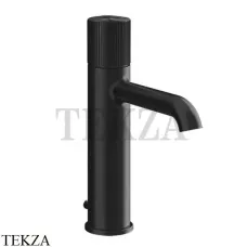 Gessi Habito RIGATO Смеситель для раковины средний, с донным клапаном 70505-299, Black XL