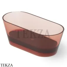 Dea Design Shadow Ванна отдельностоящая овальная 160x70 Glasstech DD8606 1600 R5, Pomegranate R5