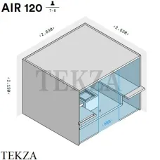 Effegibi AIR 120 Сауна домашняя финская или BIO осина натуральная SA90120001