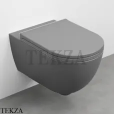 Cielo ENJOY Унитаз подвесной, без ободка, сиденье с микролифтом EJVSK CM, Cemento