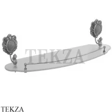 Migliore Cleopatra Полка с галереей, стекло матовое 16664, хром глянец