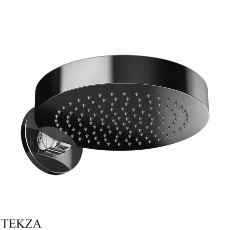 Gessi Origini MATERIC Верхний душ настенный, поворотный 66150-706, Black Metal PVD