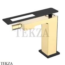 Boheme Q Смеситель для биде однорычажный, без гарнитура 146-GB, Золото-черный