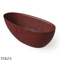 Dea Design Edge Ванна отдельностоящая овоидная 140x76 Solid Surface DD8908 1400 17, Red Wine №17