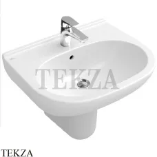 Villeroy & Boch O.NOVO Раковина подвесная, с переливом 51606501, белый глянец