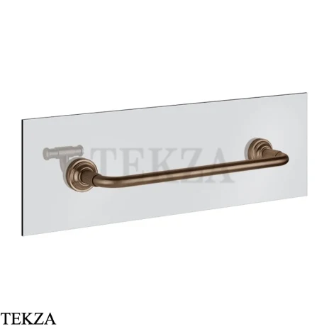Gessi VENTI20 Полотенцедержатель для крепления на стекло, 30 см 65511-708, Copper Brushed PVD