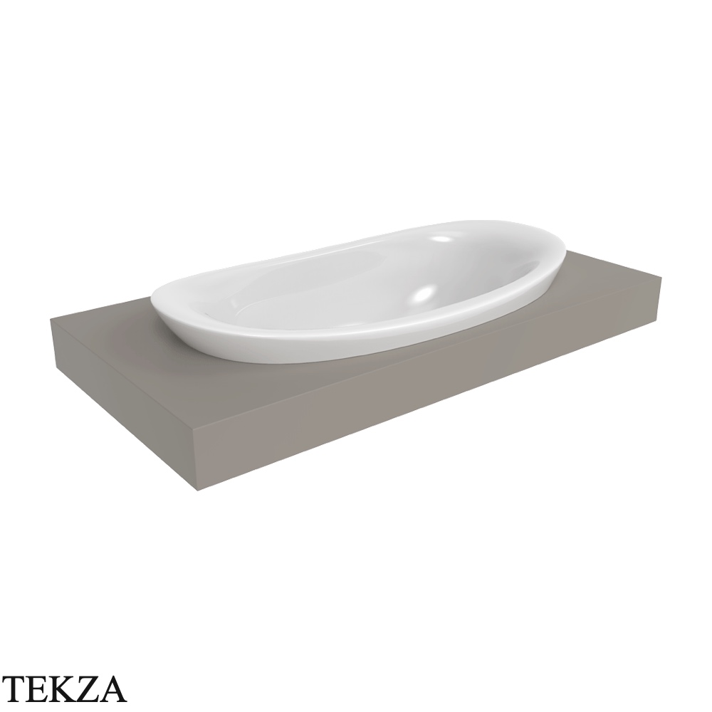 Flaminia IO раковина врезная сверху 90×48×28 см, белый глянец