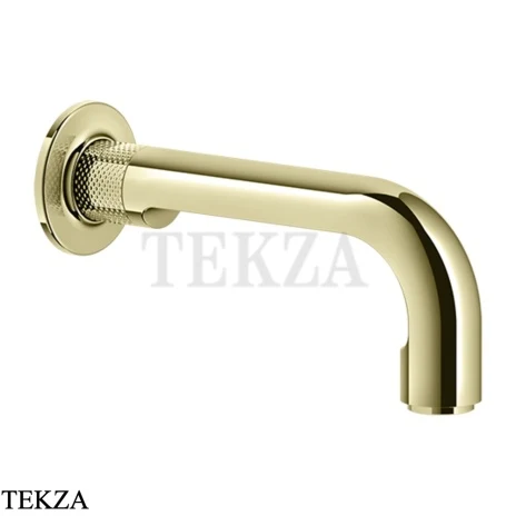 Gessi INCISO Излив для ванны настенный 190 см 58103-710, Brass PVD