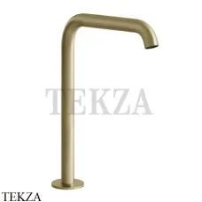 Gessi 316 FLESSA Излив для раковины на столешницу 54093-727, Brushed Brass