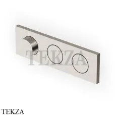 Zucchetti Hoop Термостат для душа на 2 потока, внешняя часть ZHO782.C3, brushed nickel
