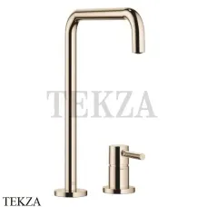 Dornbracht Meta Square Смеситель для кухни на два отверстия 32815861-47, Champagne (22kt Gold)