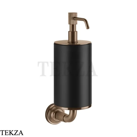 Gessi VENTI20 Дозатор для жидкого мыла настенный черный 65414-708, Copper Brushed PVD