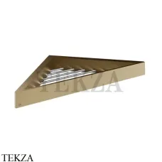 Gessi Rettangolo Угловая решетка-полка в душевую зону 20861-726, Warm Bronze Br.
