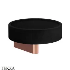 Gessi Origini Мыльница настенная с держателем, черная 66402-030, Copper глянец