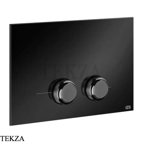 Gessi VENTI20 Клавиша смыва для Geberit Sigma 8 и Sigma 12 54651-706, Black Metal PVD