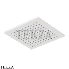 Zucchetti Верхняя душевая лейка 20х20 для кронштейна Z94268.W1, bianco opaco goffrato
