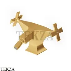 Zucchetti Bellagio Смеситель для биде, с донным клапаном ZB1315.C41, brushed gold PVD