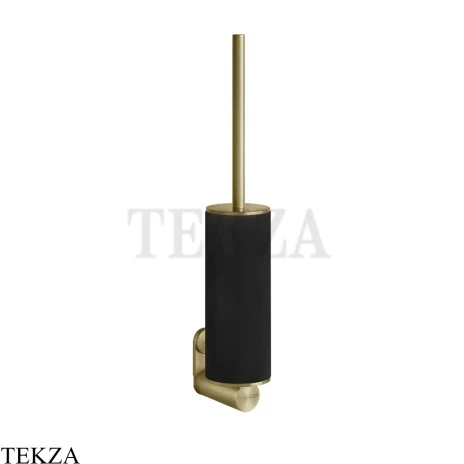 Gessi 316 ACCESSORIES Ёршик подвесной, композит черный 54720-727, Brushed Brass PVD