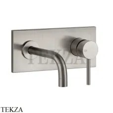 Gessi Emporio Via Tortona Смеситель для раковины однорычажный 12-14, внешняя часть 44823-149, Finox Brushed Nickel