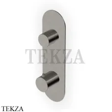 Zucchetti Todd Термостат для душа на 2-3 потока, внешняя часть ZTD644.C51, brushed metal black Zucchetti Todd Термостат для душа на 2-3 потока, внешняя часть ZTD644.C51, brushed metal black