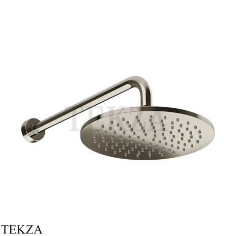 Gessi Origini NEUTRAL Верхний душ настенный, поворотный 66148-720, Nickel PVD