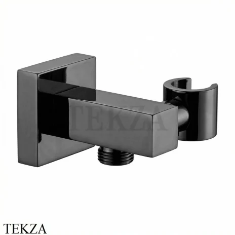 Nicolazzi Вывод с держателем для ручного душа 5690BN, Black Nickel