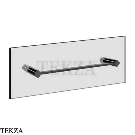 Gessi Ludovica Полотенцедержатель для крепления на стекло, 30 см 76511-706, black хром глянец