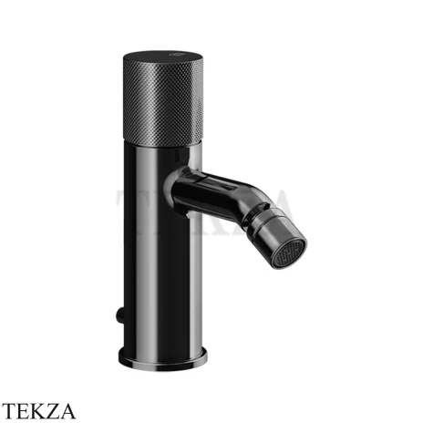 Gessi Habito DIAMANTATO Смеситель для биде, с донным клапаном 70607-706, Black Metal PVD