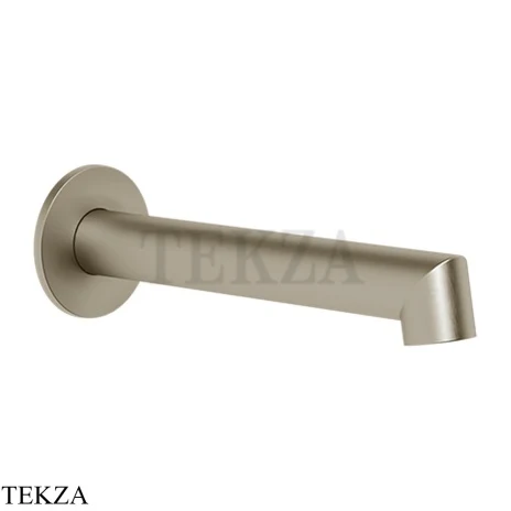 Gessi ANELLO Излив для ванны настенный монтаж 63603-149, Finox Brushed Nickel
