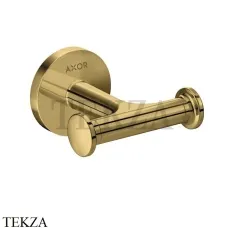 Axor Universal Circular Крючок для халата и полотенец двойной 42812990, золото глянец