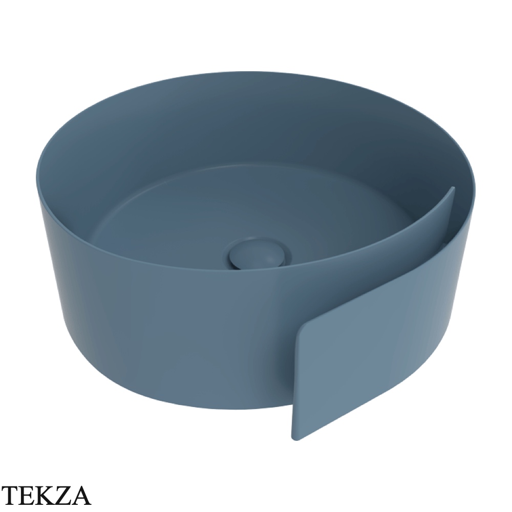 Flaminia Roll раковина накладная 44×44×17 см, синий Nuvola матовый