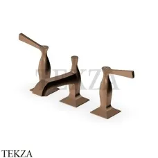 Zucchetti Bellagio Смеситель для раковины, с донным клапаном ZB2425.P21, brushed chocolate PVD