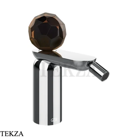 Gessi Perle Смеситель для биде с донным клапаном 74267-031, хром глянец