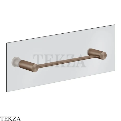 Gessi 316 ACCESSORIES Полотенцедержатель для крепления на стекло, 30 см 54921-708, Copper Brushed PVD
