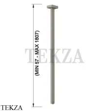 Gessi Rettangolo-Inverso Излив потолочный под размер 20199-149, Finox Brushed Nickel