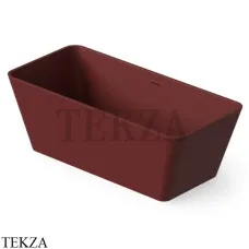 Dea Design Modern Ванна отдельностоящая прямоугольная 150x68 Solid Surface DD8603 1500 17, Red Wine №17