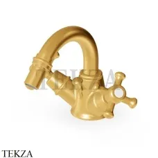Zucchetti Delfi Смеситель для биде с донным клапаном Z46219.8008C41, brushed gold