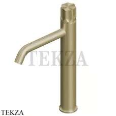 QuadroDesign Modo Смеситель для раковины высокий, без гарнитура, 17 02T OC, Light Gold