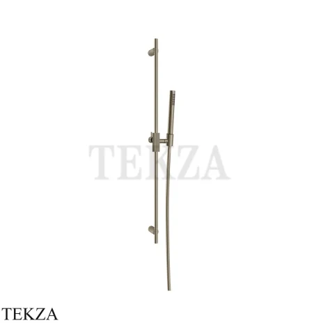 Gessi INGRANAGGIO Штанга в комплекте с душевой лейкой 63584-149, Finox Brushed Nickel
