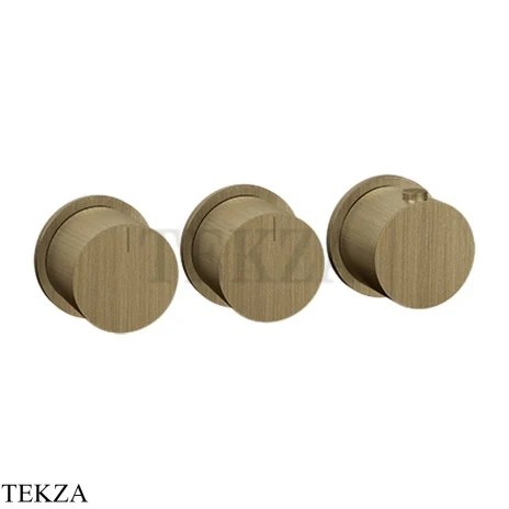 Gessi Habito Bath-shower Термостат на 2 потока, внешняя часть 63434-713, Antique Brass