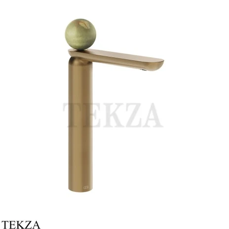 Gessi Perle Смеситель для раковины высокий, без гарнитура 74504-726, бронза Brushed