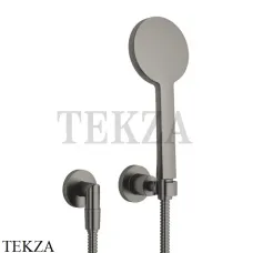 Dornbracht TARA Душевой гарнитур 3 режима, с отдельными розетками 27803892-99, Dark Platinum matt