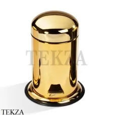 Decor Walther TE 30 Ведро с педалью и крышкой 0608120, золото глянец